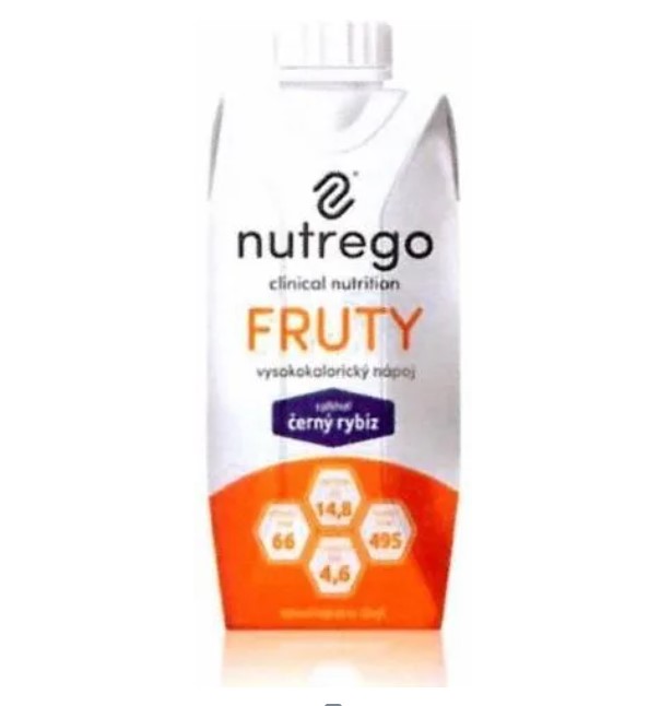 Nutrego Fruty 330 ml Schwarze Johannisbeere Nahrungsergänzungsmittel